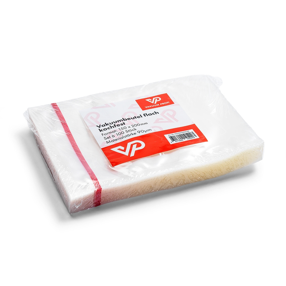 Folienbeutel 15x20cm Beutel flach, kochfest