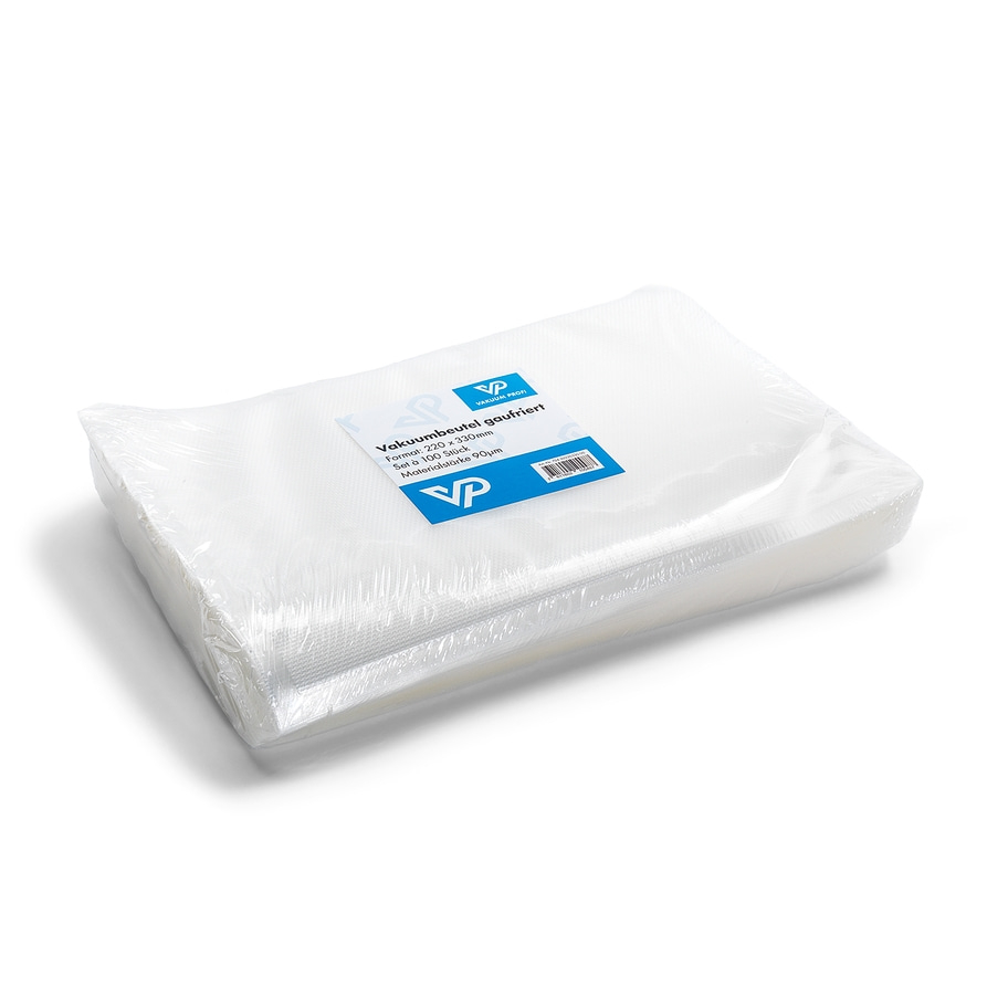 Folienbeutel 22x33cm Beutel gaufriert